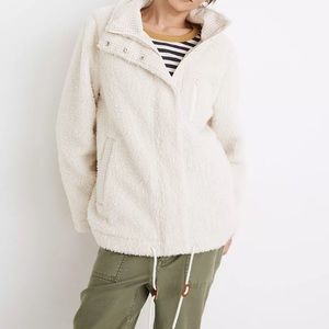 Madewell (Re)sourced Sherpa Zip Jacket